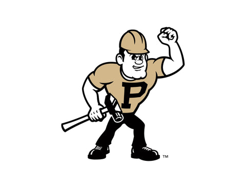 Purdue Pete White Yardsy Sign