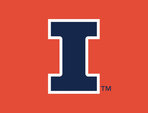 Illinois Primary Mark Orange Yardsy Sign