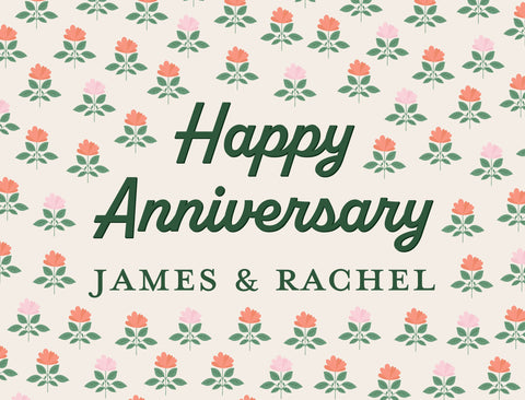Happy Anniversary Custom Yardsy Sign