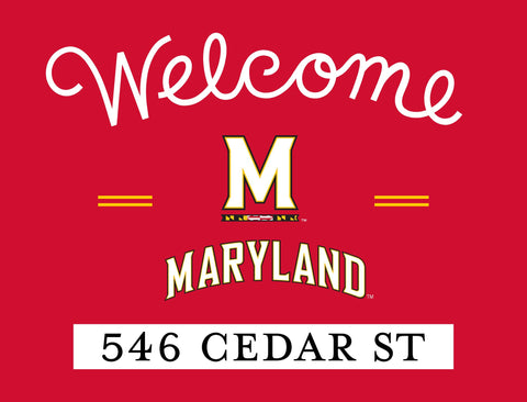 Welcome Maryland Custom Yardsy Sign