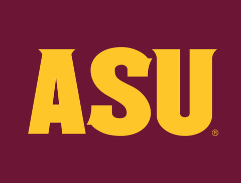 Arizona State ASU Maroon Yardsy Sign