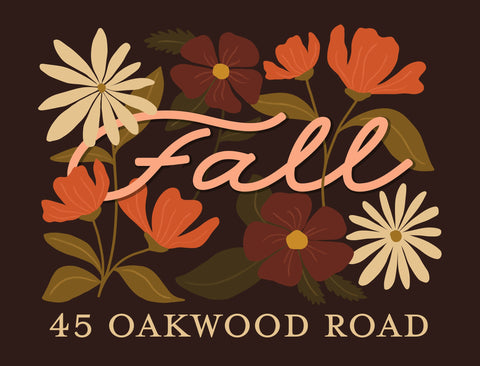 Fall Flowers Custom Yardsy Sign