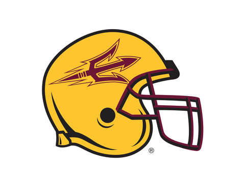 Arizona State Gold Helmet White Yardsy Sign