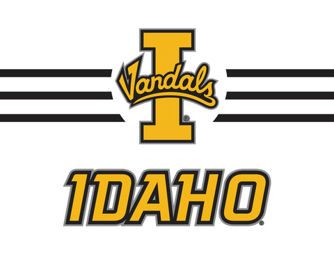University of Idaho I Vandals White Yardsy Sign