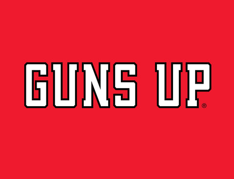 Texas Tech Guns Up Red Yardsy Sign