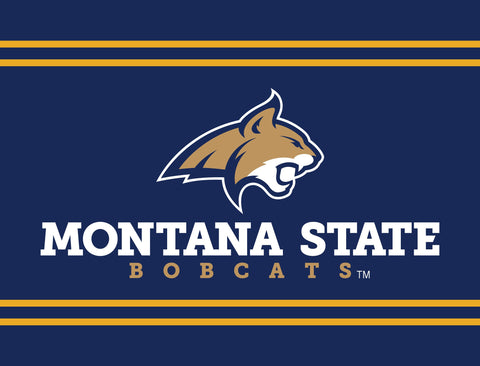 Montana State Bobcats Blue Yardsy Sign