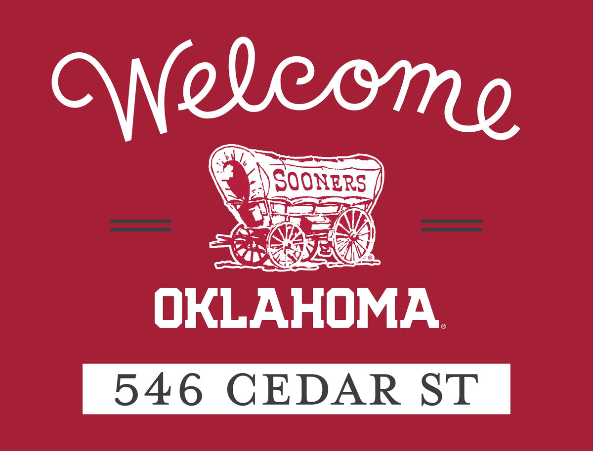 Welcome Oklahoma Custom Yardsy Sign