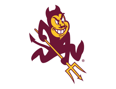 Arizona State Sparky White Yardsy Sign