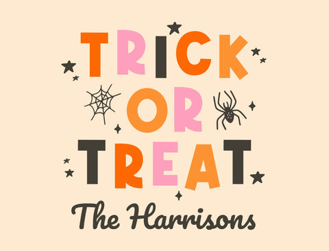 Trick Or Treat Custom Yardsy Sign