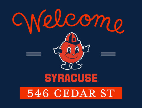 Welcome Syracuse Custom Yardsy Sign