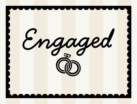 Engaged Yardsy Sign