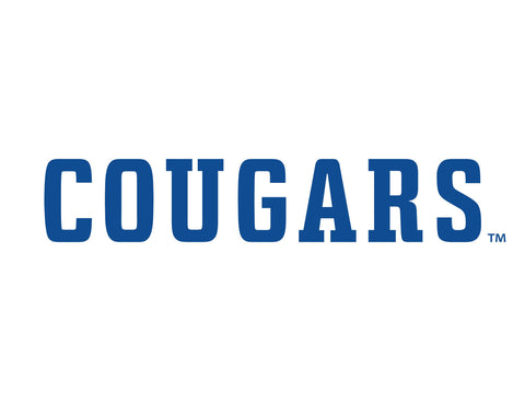 Brigham Young Cougars Wordmark White Yardsy Sign