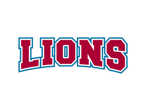 LMU Lions White Yardsy Sign