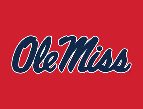 Mississippi Ole Miss Horizontal Red Yardsy Sign