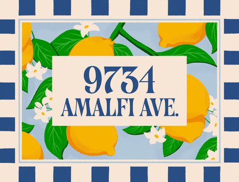 Lemons Address Custom Yardsy Sign