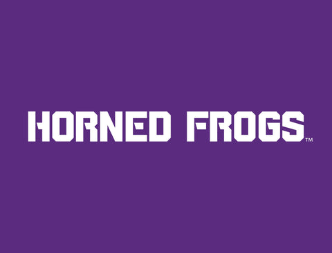 TCU Horned Frogs Wordmark Purple Yardsy Sign