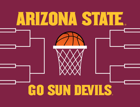 Arizona State Basketball Yardsy Sign