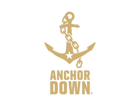 Vanderbilt University Anchor Down White Yardsy Sign