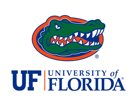 Florida Institutional Gator Mark White Yardsy Sign