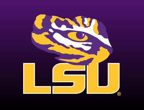 LSU Tiger Eye Purple Yardsy Sign