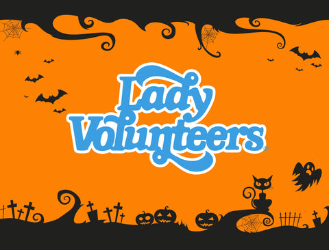 Halloween Lady Volunteers Tennessee Orange Yardsy Sign