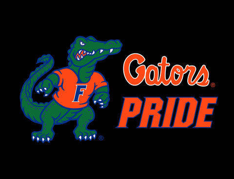 Florida Gators Pride Albert Black Yardsy Sign
