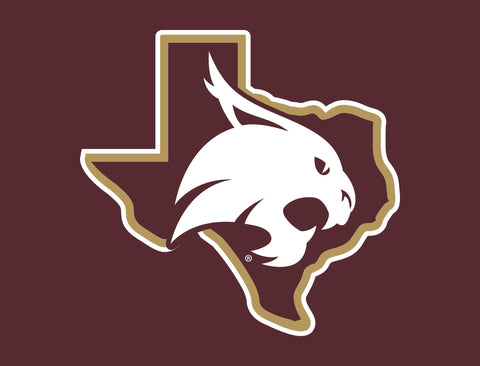 Texas State SuperCat Maroon Yardsy Sign