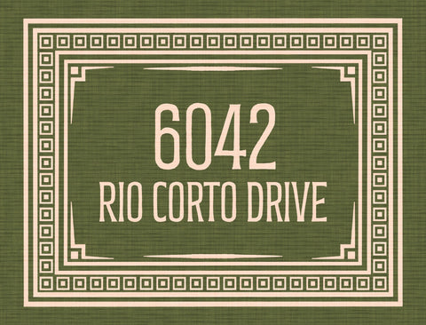 Luxe Address Custom Yardsy Sign