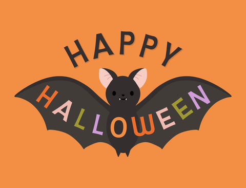 Happy Halloween Bat Yardsy Sign