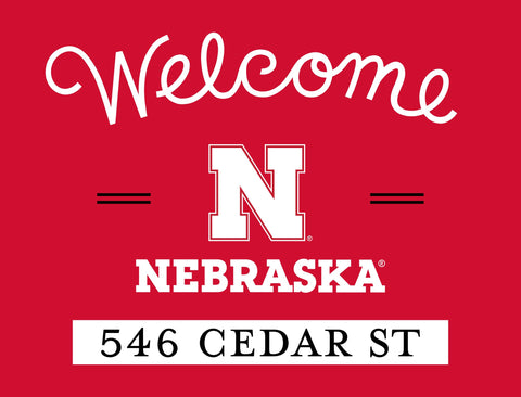 Welcome Nebraska Custom Yardsy Sign