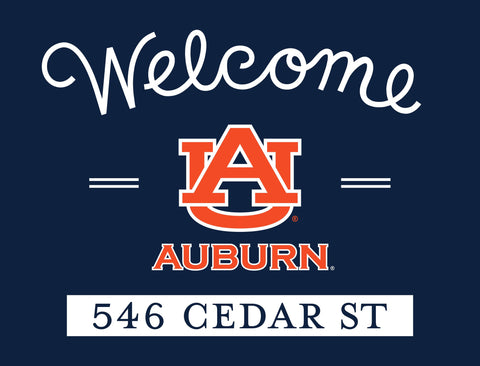 Welcome Auburn Custom Yardsy Sign