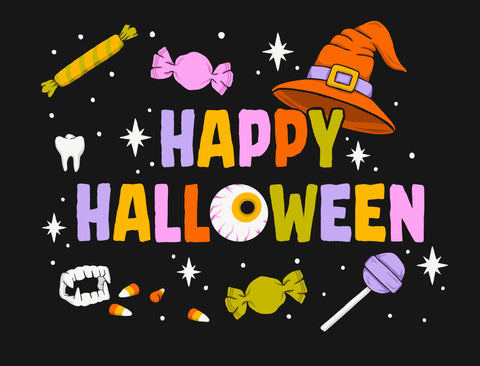 Happy Halloween Candy Yardsy Sign