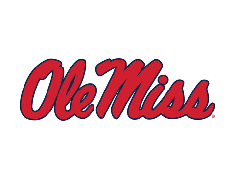 Mississippi Ole Miss Horizontal White Yardsy Sign