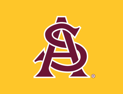 Arizona State AS Baseball Gold Yardsy Sign