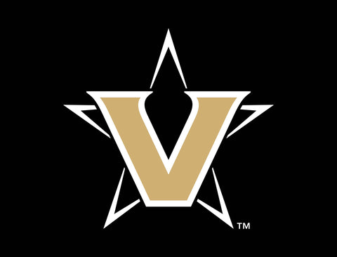 Vanderbilt University Star Mark Black Yardsy Sign
