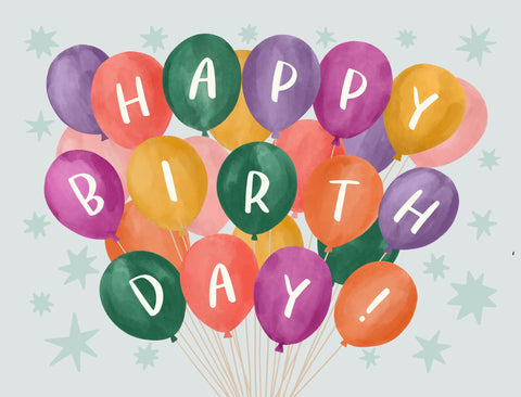 Happy Birthday Balloons Yardsy Sign