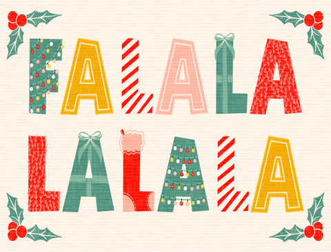 Fa La La La La Yardsy Sign
