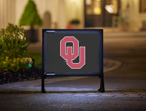 Oklahoma Athletics Mark Black Yardsy Sign