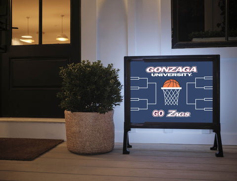 Gonzaga Basketball Yardsy Sign