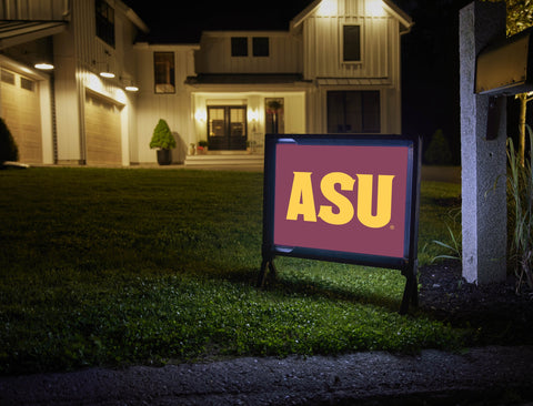 Arizona State ASU Maroon Yardsy Sign