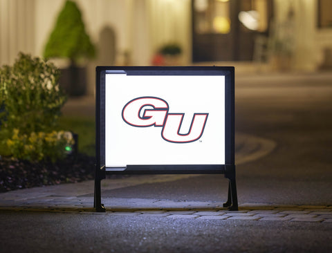 Gonzaga GU White Yardsy Sign