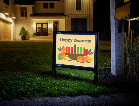 Happy Kwanzaa Yardsy Sign