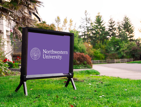 Northwestern University Purple Yardsy Sign