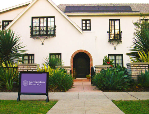 Northwestern University Purple Yardsy Sign