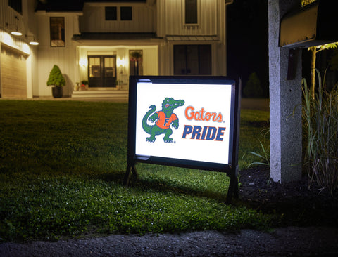Florida Gators Pride Albert White Yardsy Sign