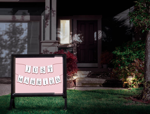 Just Married Yardsy Sign