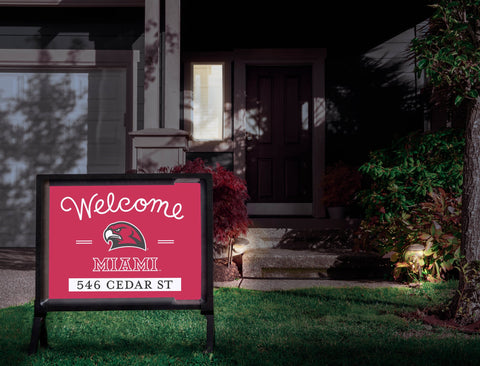 Welcome Miami University Custom Yardsy Sign
