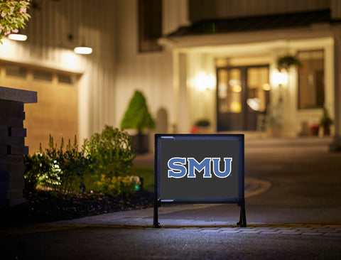 SMU Black Blue Yardsy Sign