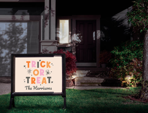 Trick Or Treat Custom Yardsy Sign