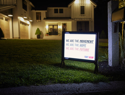 American Cancer Society We Are The Future Yardsy Sign